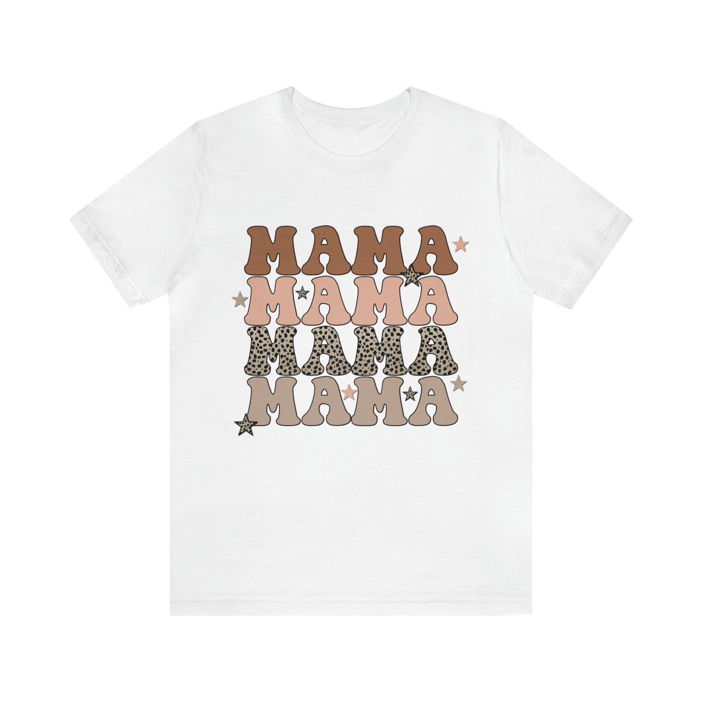 "MAMA" Bella Canvas Sleeve Tee