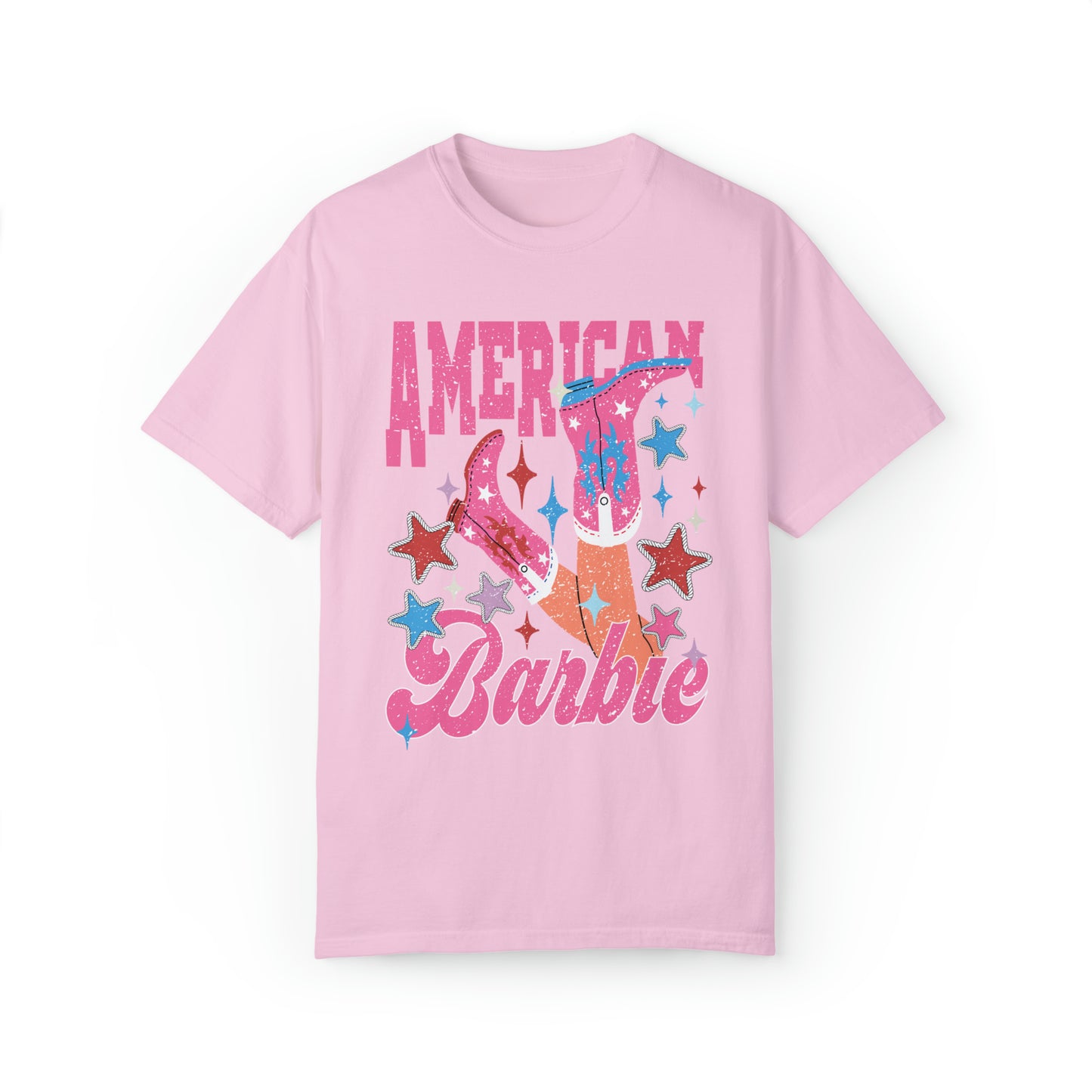 "American Barbie" Comfort Colors Oversized T-shirt