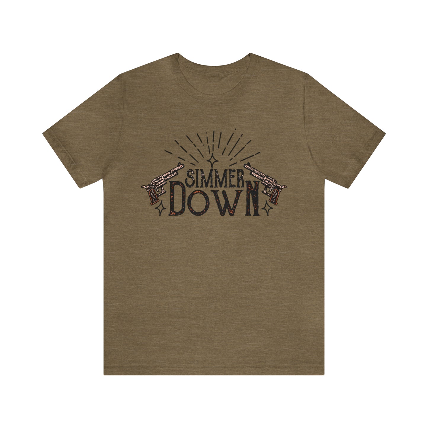 "Simmer Down" Bella CanvasUnisex Short Sleeve Tee