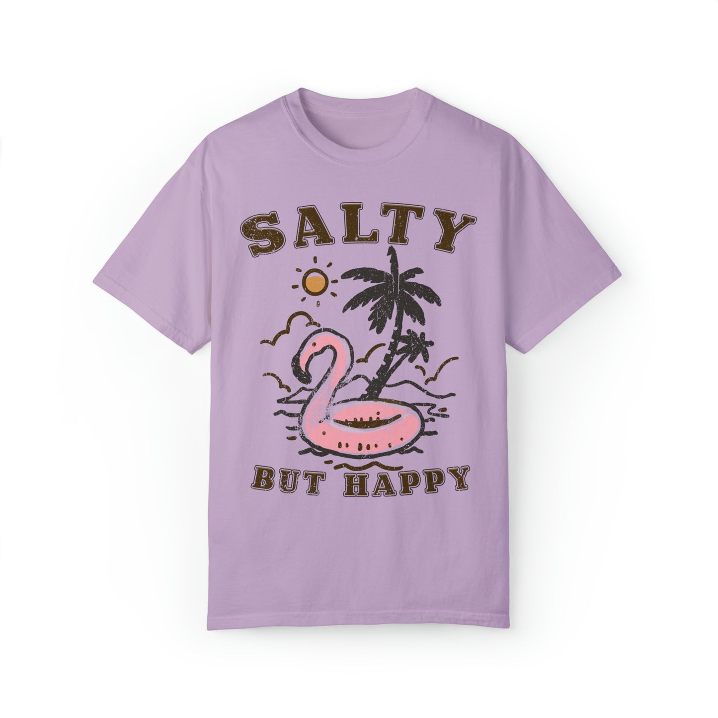 "Salty But Happy" Comfort Colors Oversized T-shirt