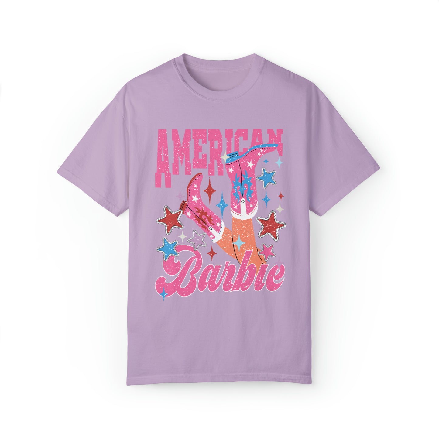 "American Barbie" Comfort Colors Oversized T-shirt
