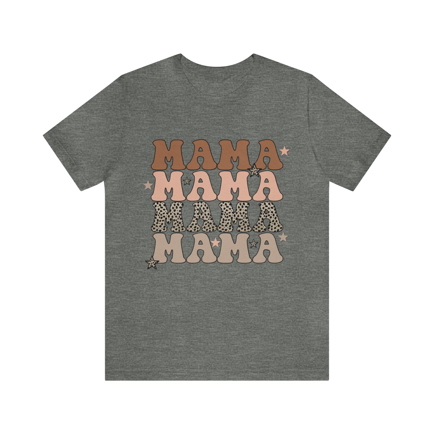 "MAMA" Bella Canvas Sleeve Tee