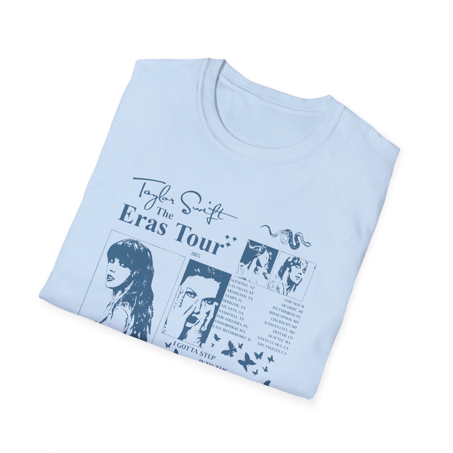 Taylor Swift Eras Tour Gildan Unisex Softstyle T-Shirt