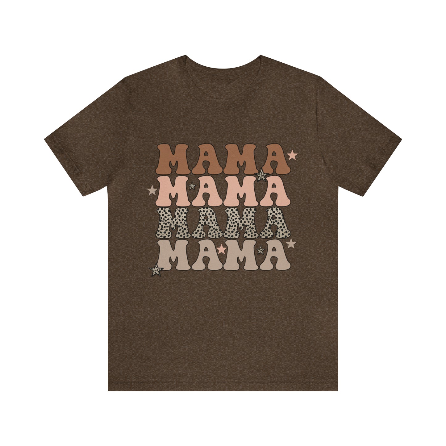 "MAMA" Bella Canvas Sleeve Tee
