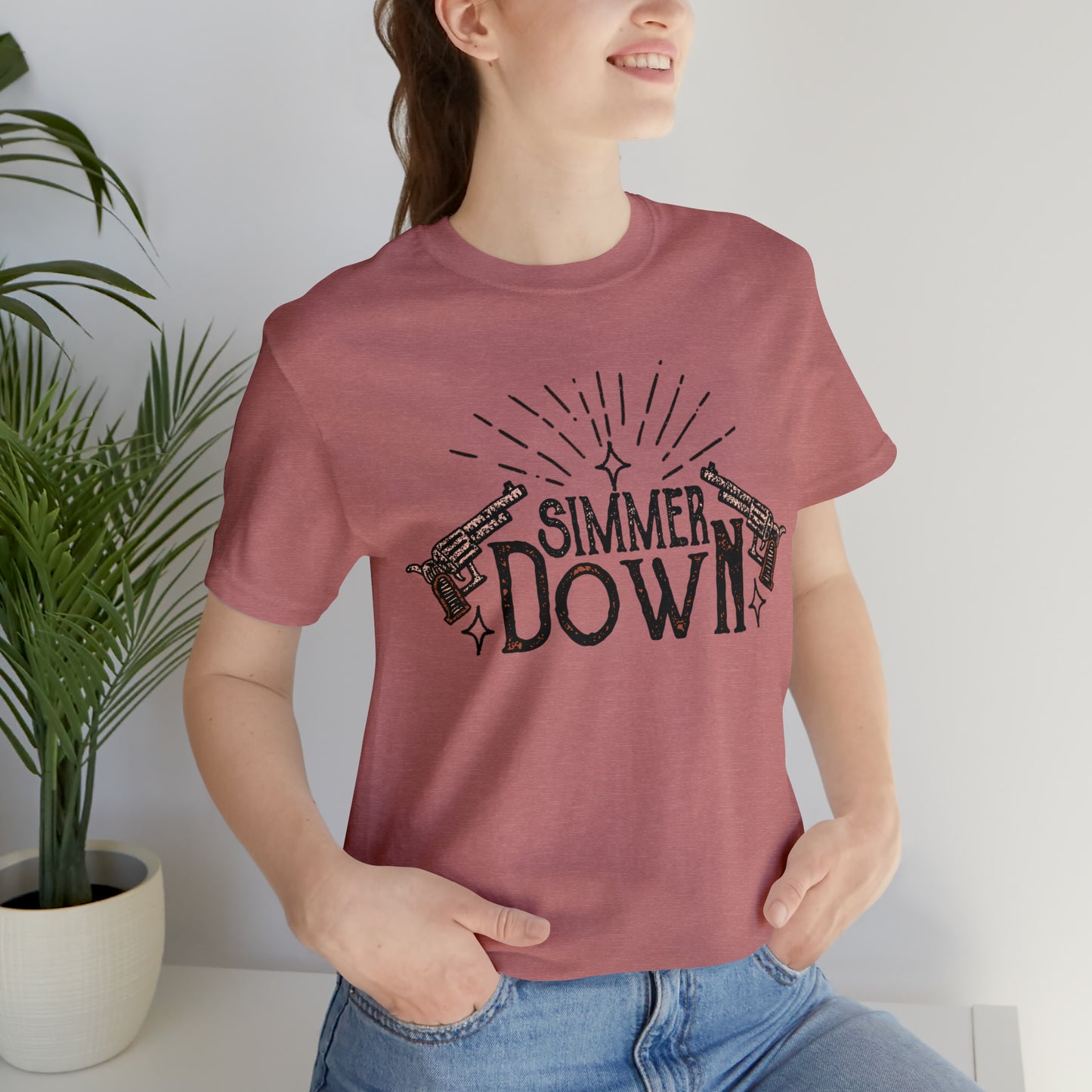 "Simmer Down" Bella CanvasUnisex Short Sleeve Tee
