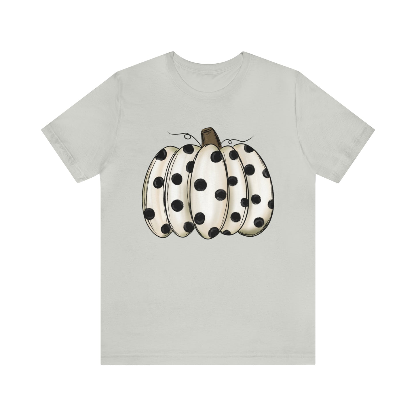 "Dot Pumpkin" Bella Canvas Unisex T-Shirt