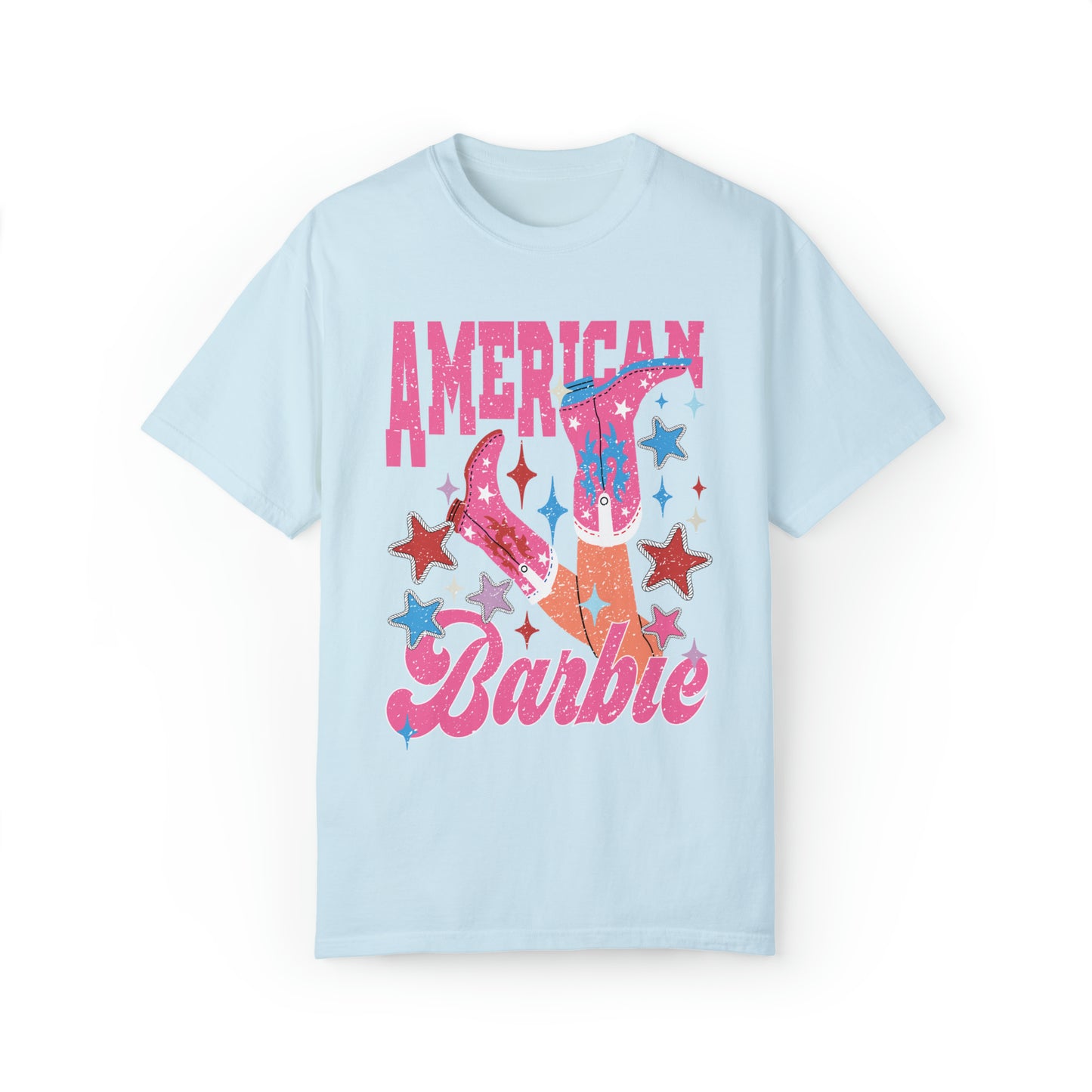 "American Barbie" Comfort Colors Oversized T-shirt