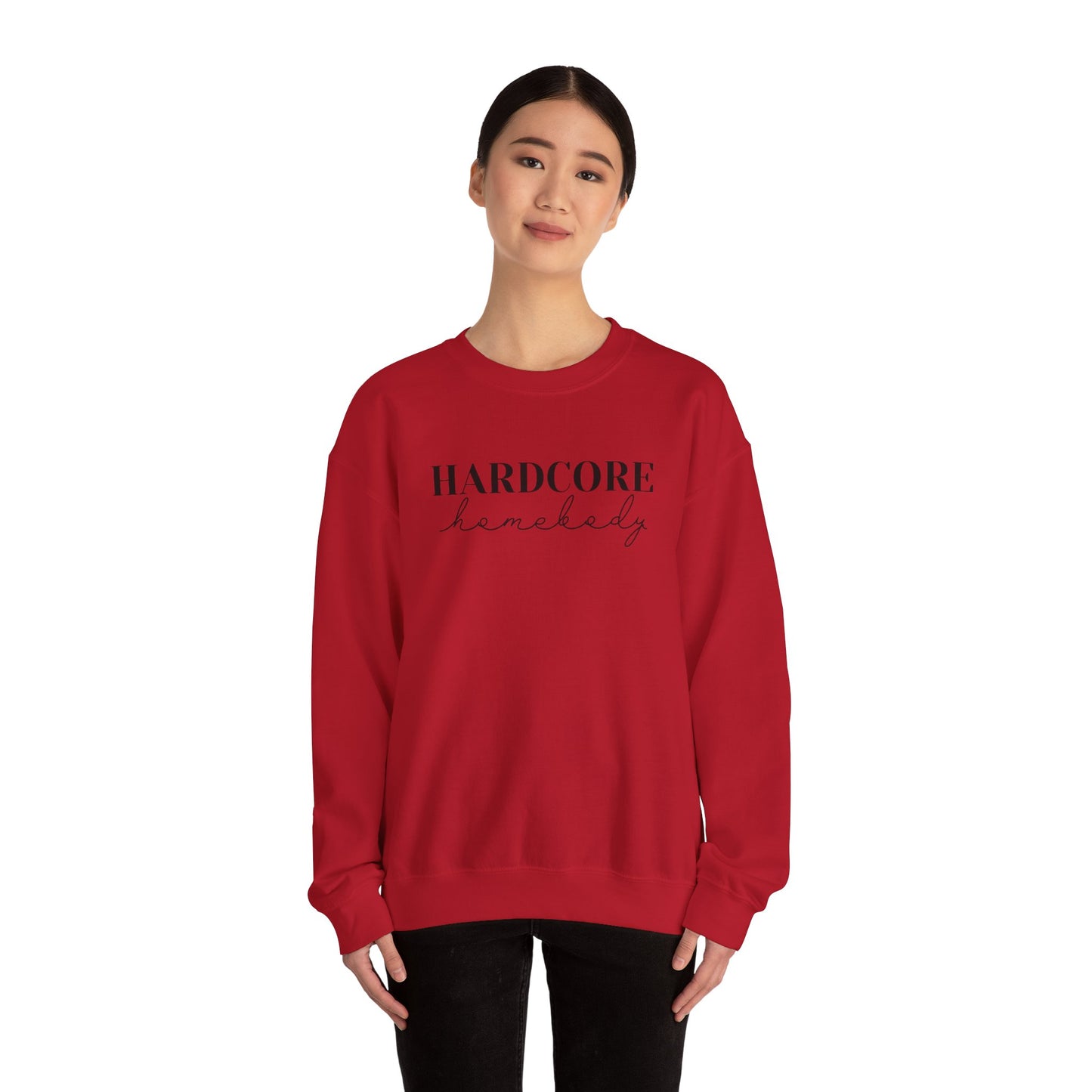 "Hardcore Homebody" Unisex Heavy Blend™ Crewneck Sweatshirt