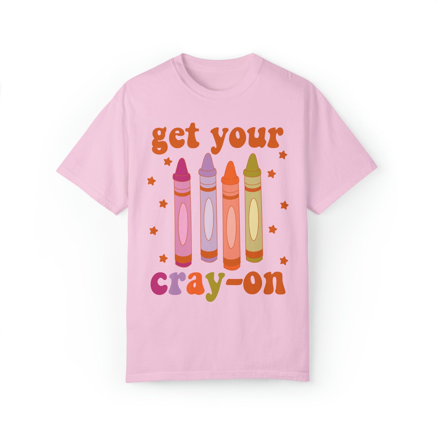 "Get Your Cray-On" Comfort Colors Oversized T-shirt