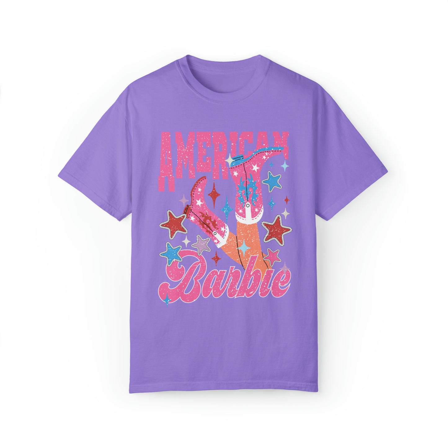 "American Barbie" Comfort Colors Oversized T-shirt