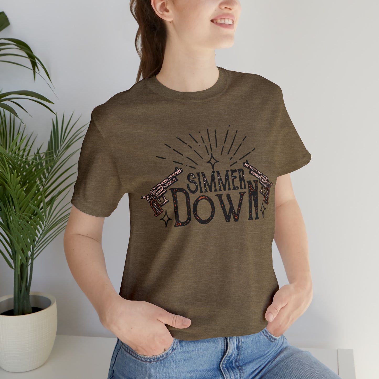 "Simmer Down" Bella CanvasUnisex Short Sleeve Tee