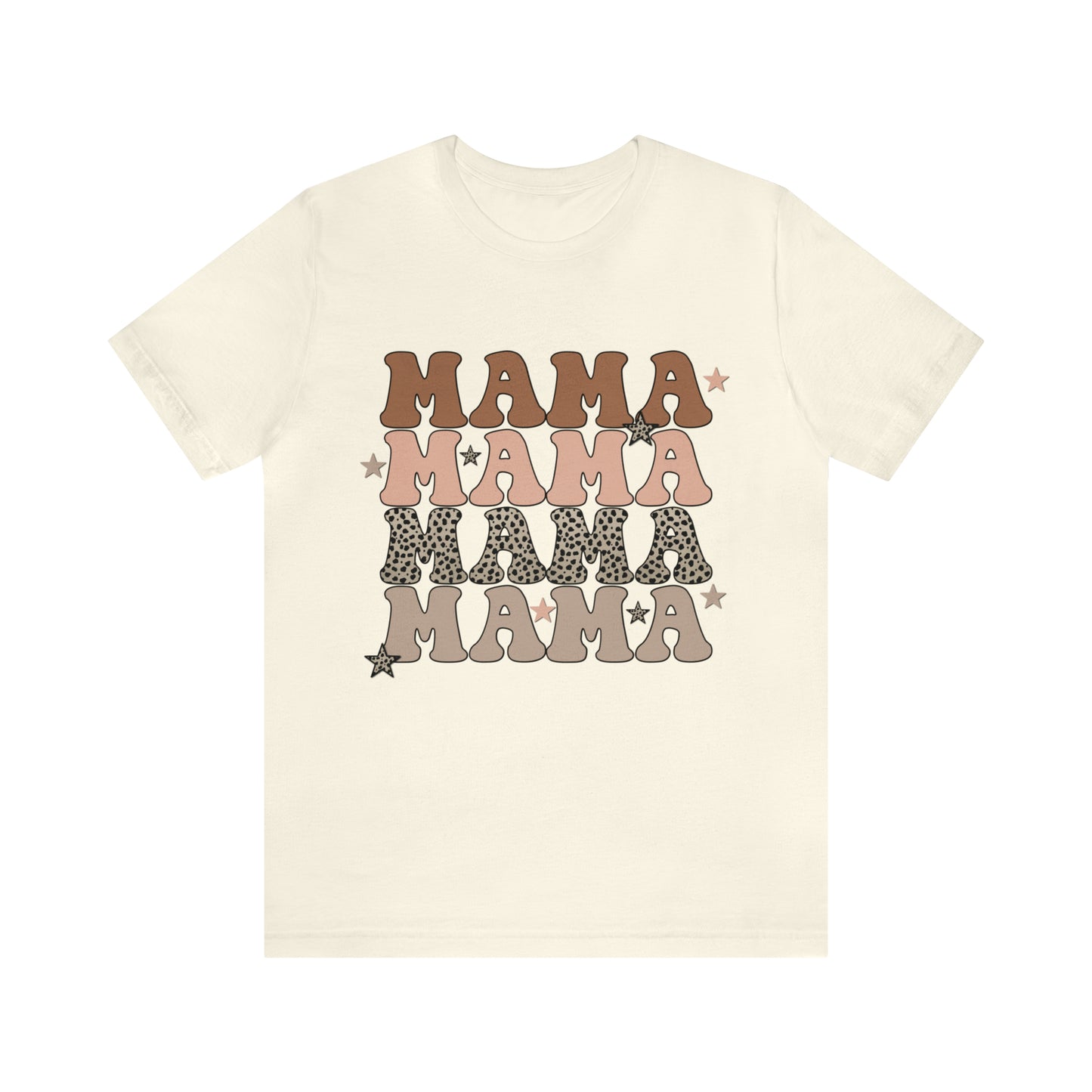 "MAMA" Bella Canvas Sleeve Tee