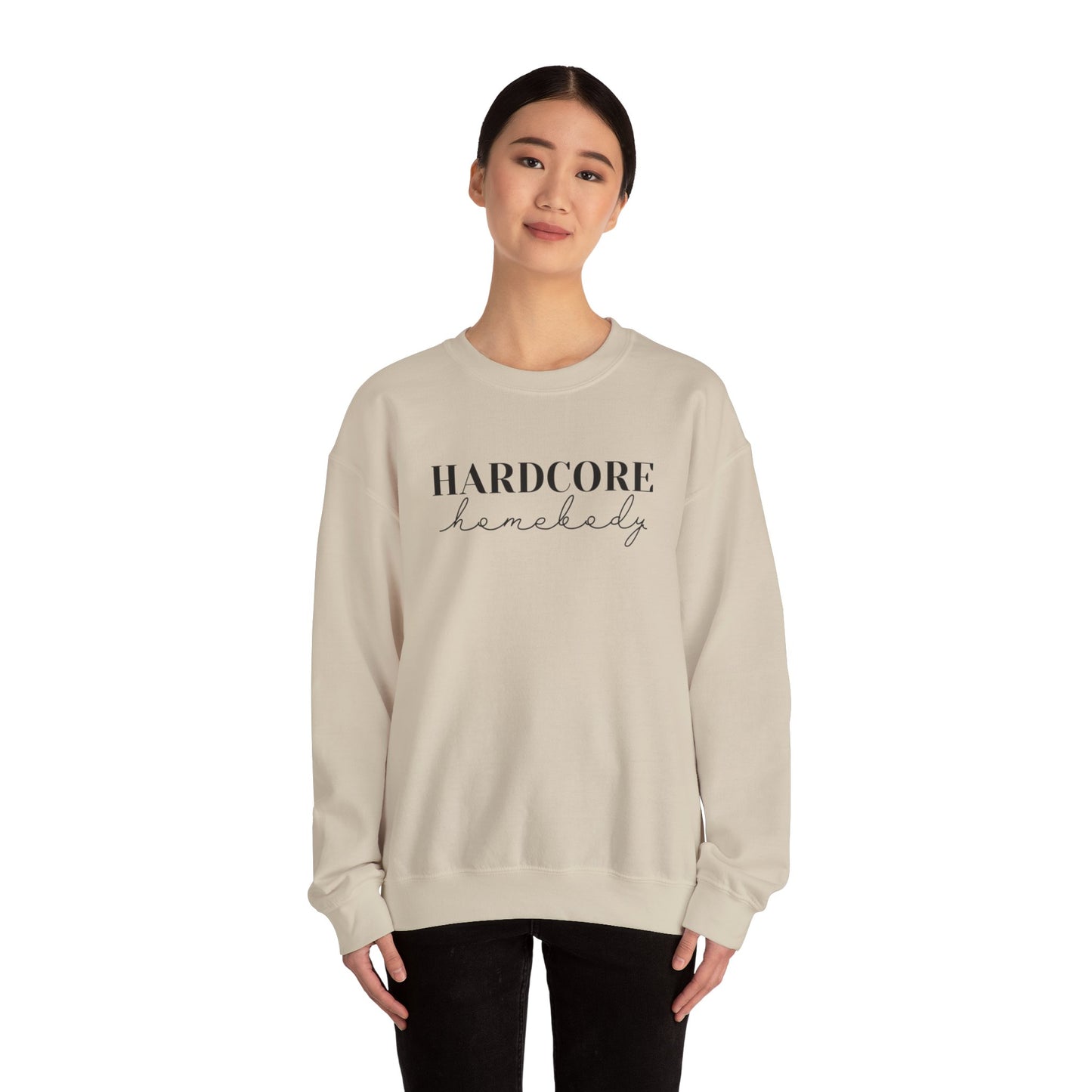 "Hardcore Homebody" Unisex Heavy Blend™ Crewneck Sweatshirt