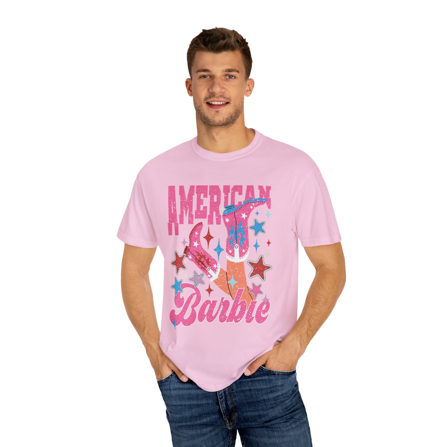 "American Barbie" Comfort Colors Oversized T-shirt