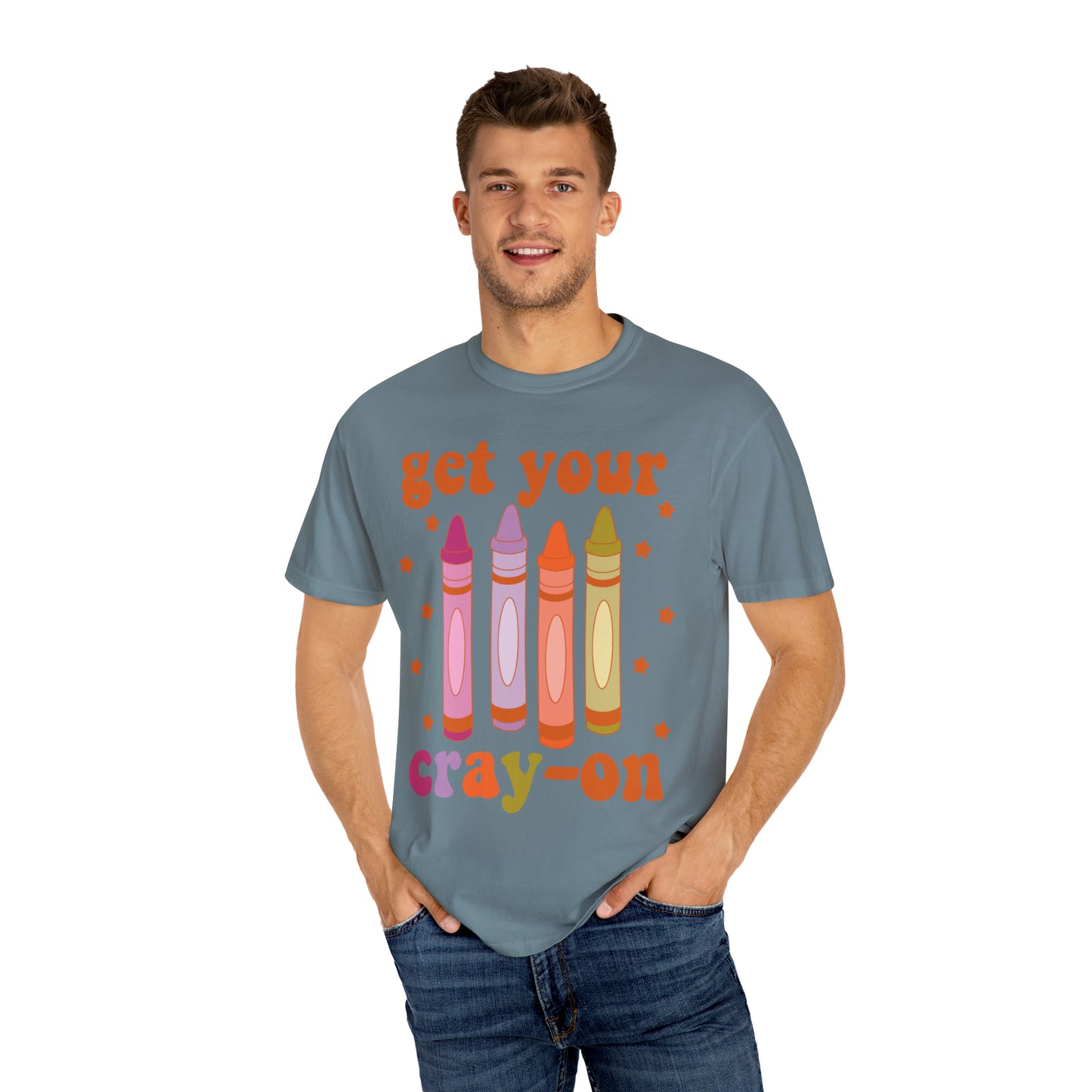"Get Your Cray-On" Comfort Colors Oversized T-shirt