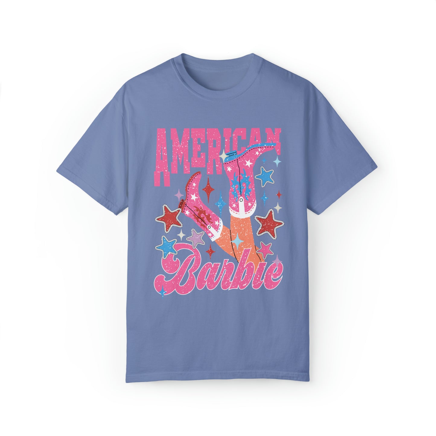 "American Barbie" Comfort Colors Oversized T-shirt