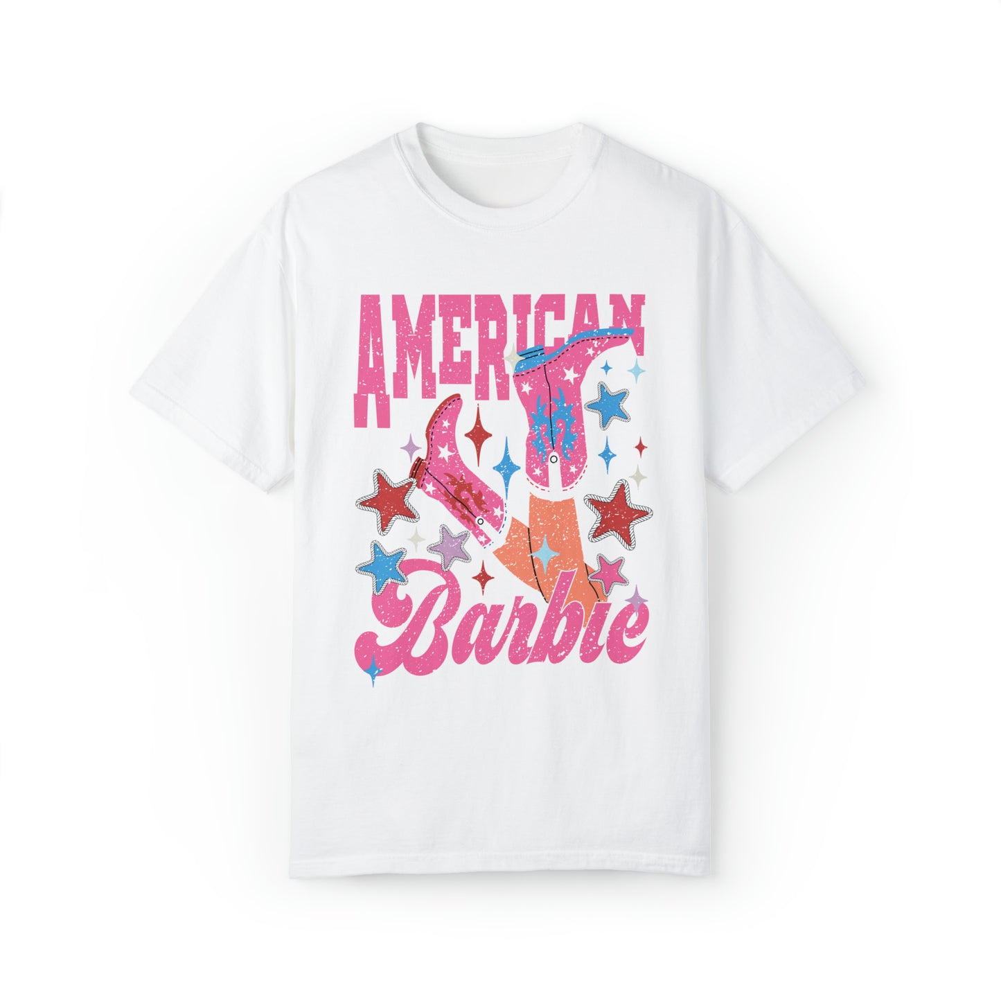 "American Barbie" Comfort Colors Oversized T-shirt