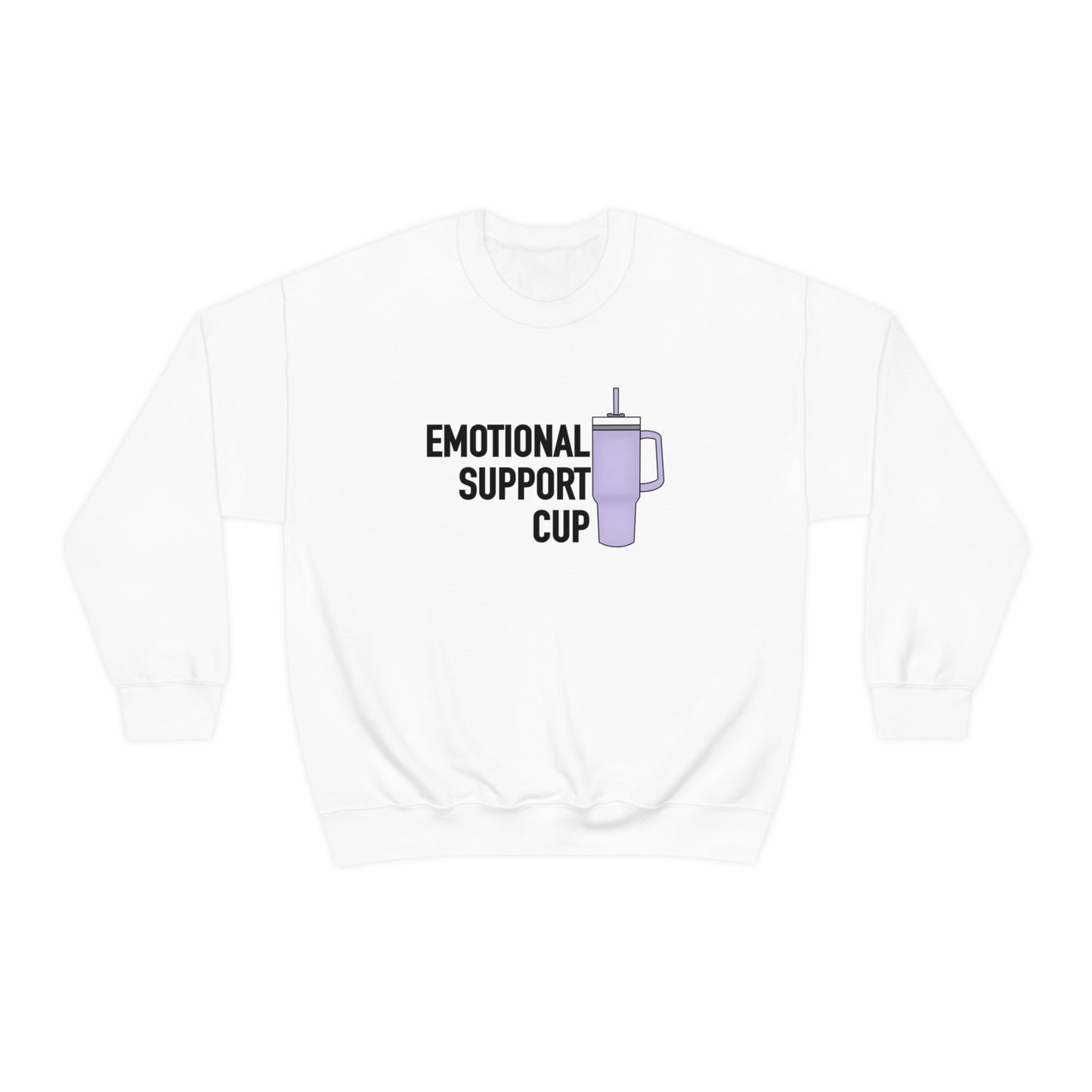 "Emotional Support Cup" Gildan Unisex Crewneck Sweatshirt