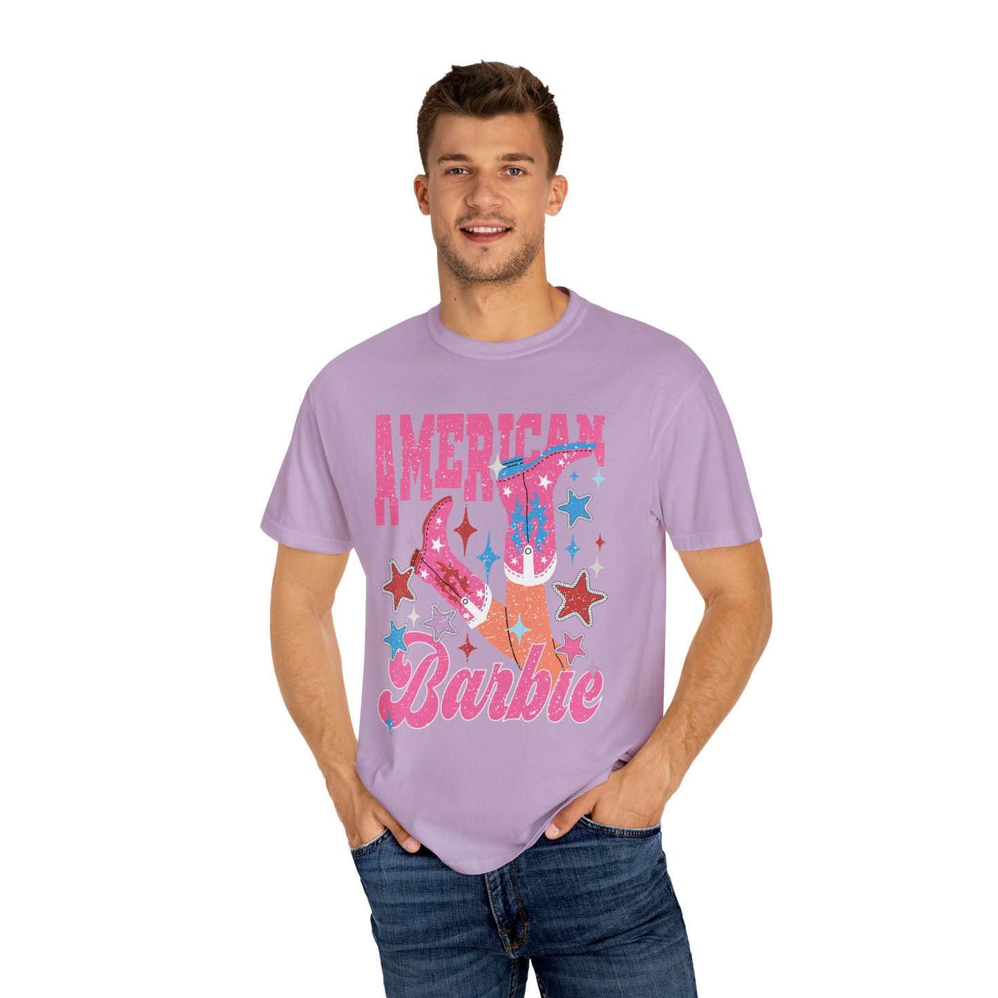 "American Barbie" Comfort Colors Oversized T-shirt