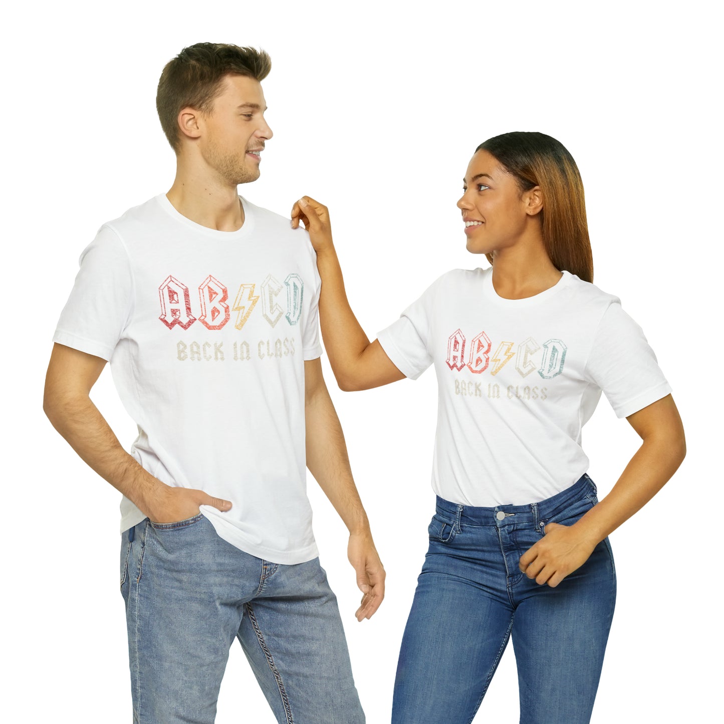 "ABCD Back in Class" Bella Canvas Unisex Short Sleeve Tee