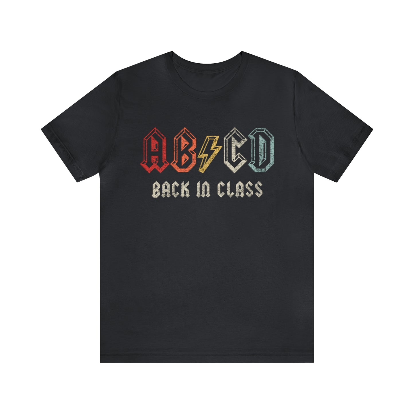 "ABCD Back in Class" Bella Canvas Unisex Short Sleeve Tee
