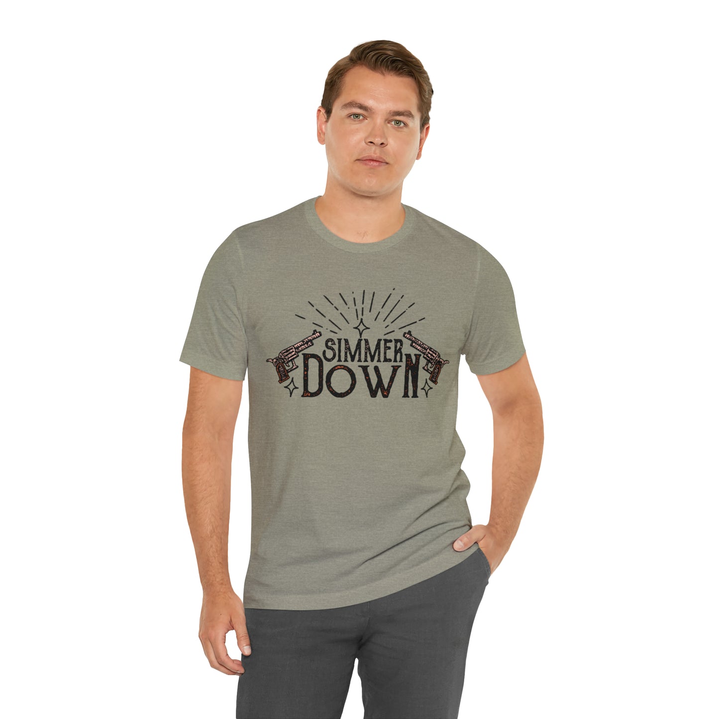"Simmer Down" Bella CanvasUnisex Short Sleeve Tee