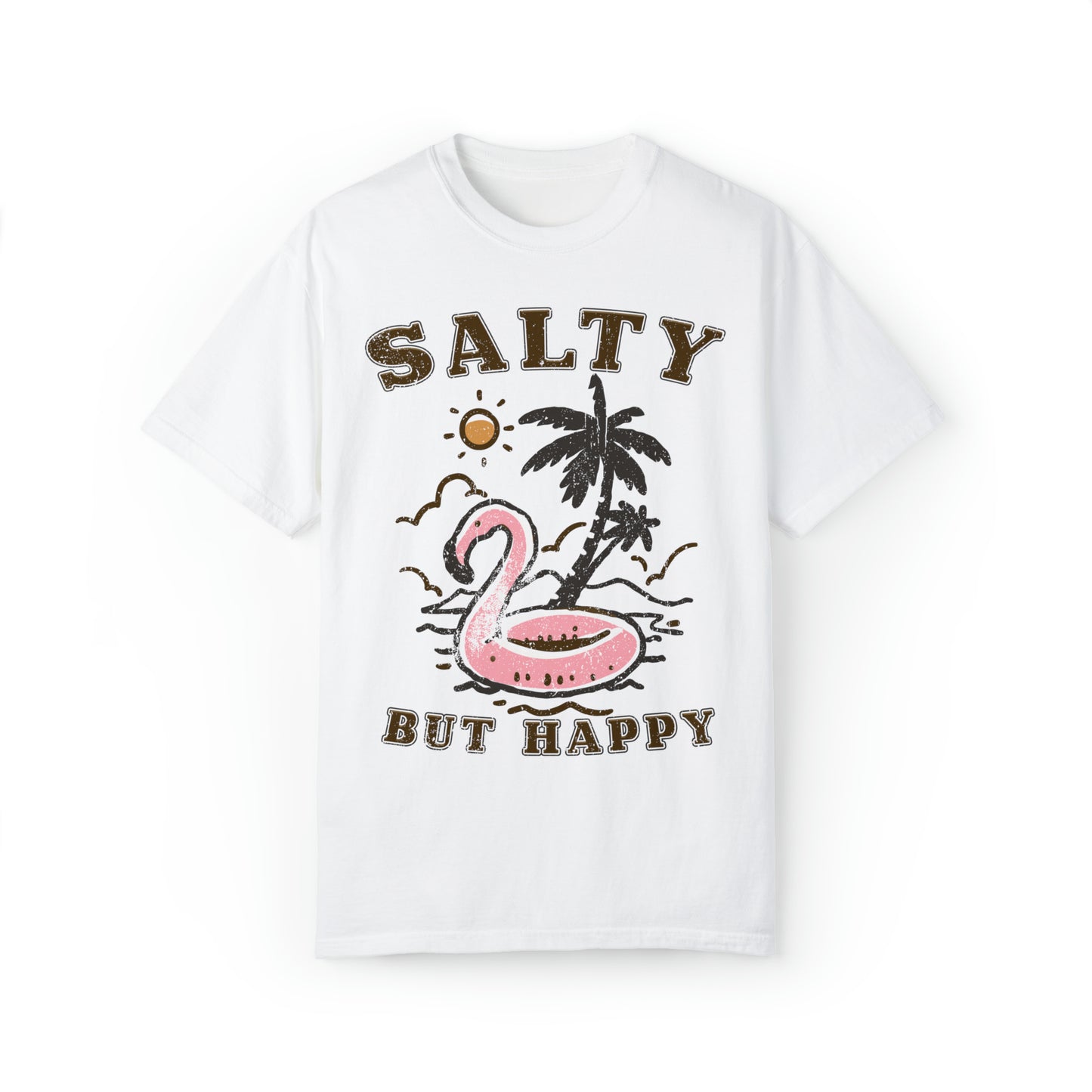 "Salty But Happy" Comfort Colors Oversized T-shirt