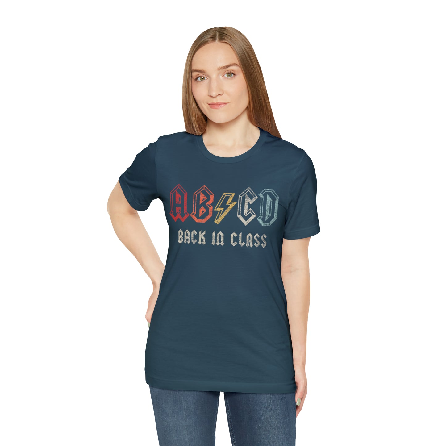 "ABCD Back in Class" Bella Canvas Unisex Short Sleeve Tee