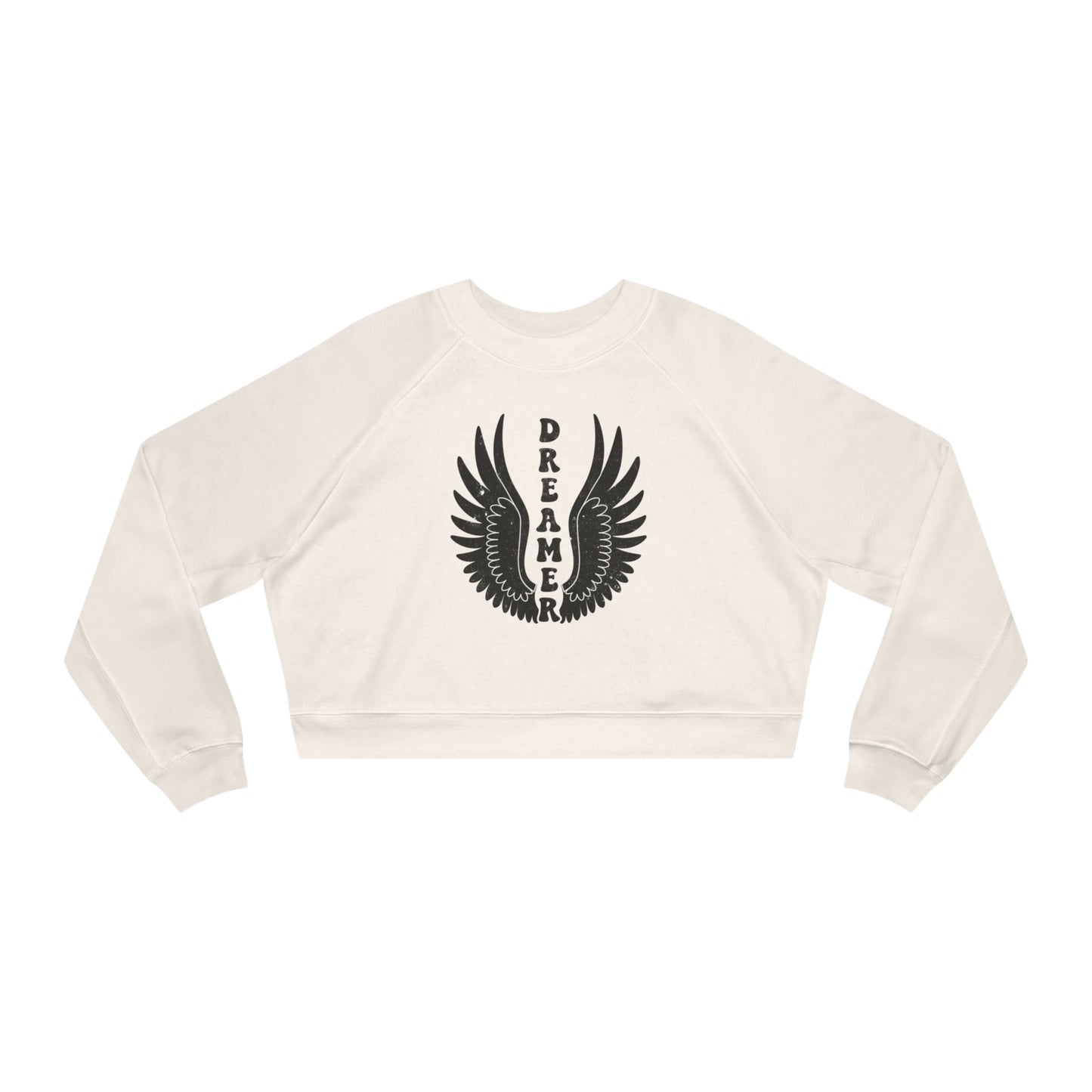 "Dreamer" Women's Cropped Sweatshirt Bella Canvas