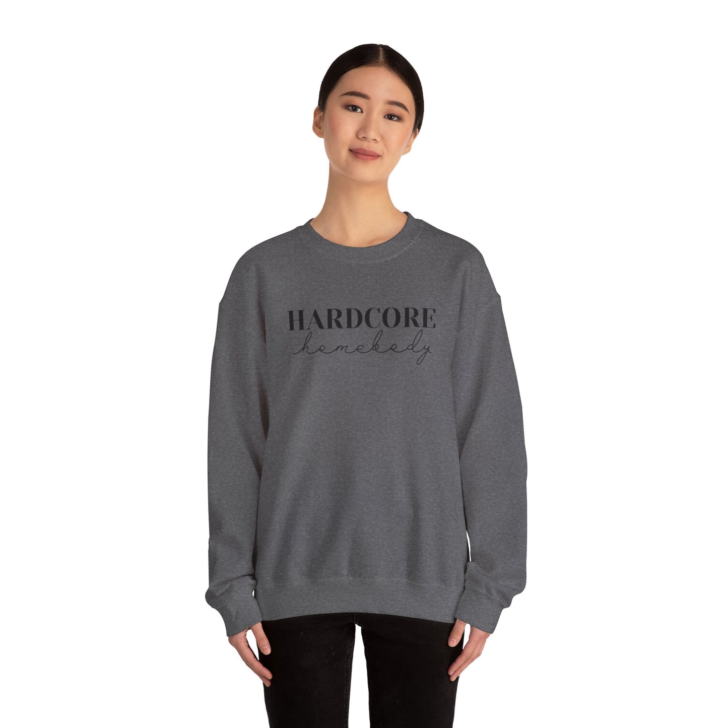 "Hardcore Homebody" Unisex Heavy Blend™ Crewneck Sweatshirt