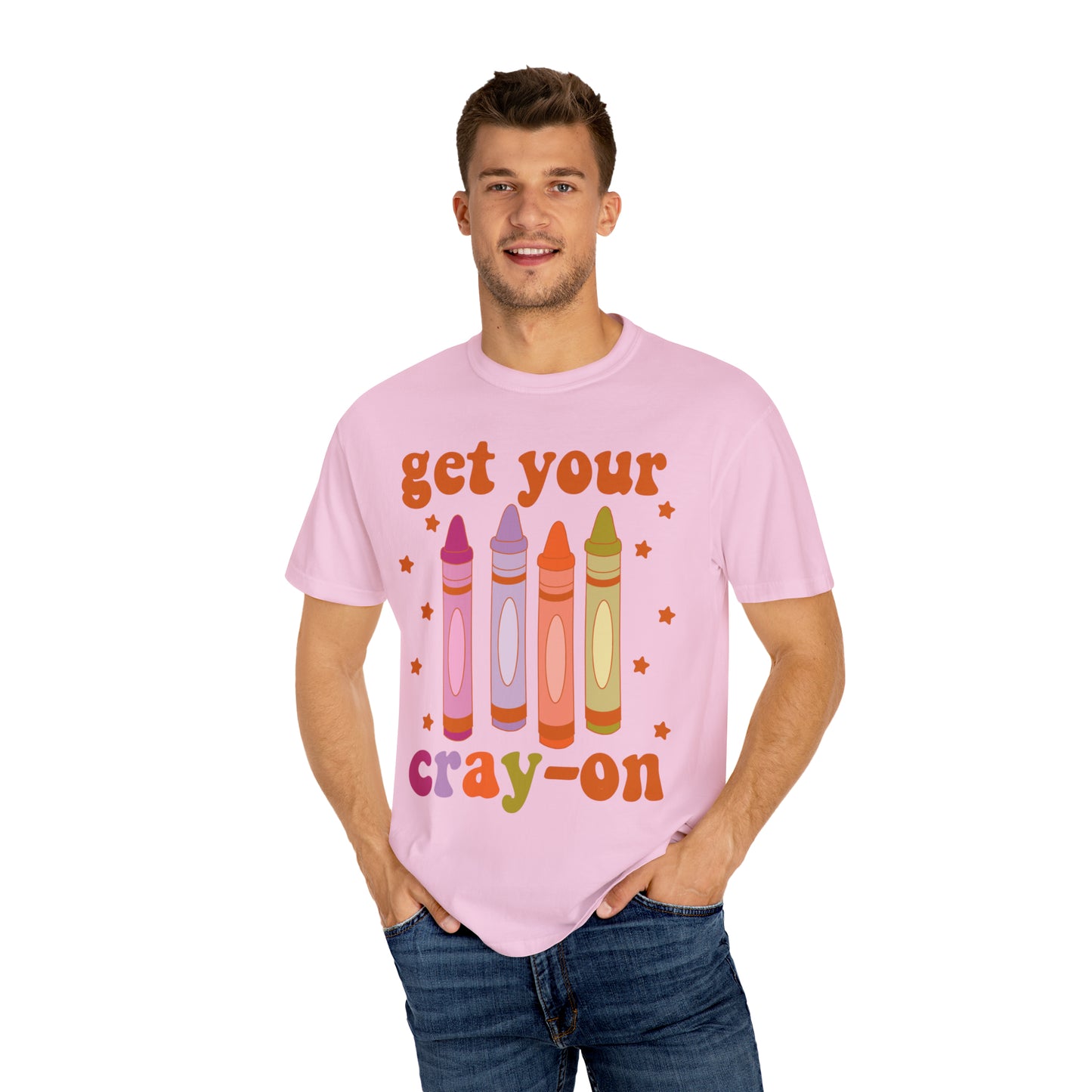 "Get Your Cray-On" Comfort Colors Oversized T-shirt