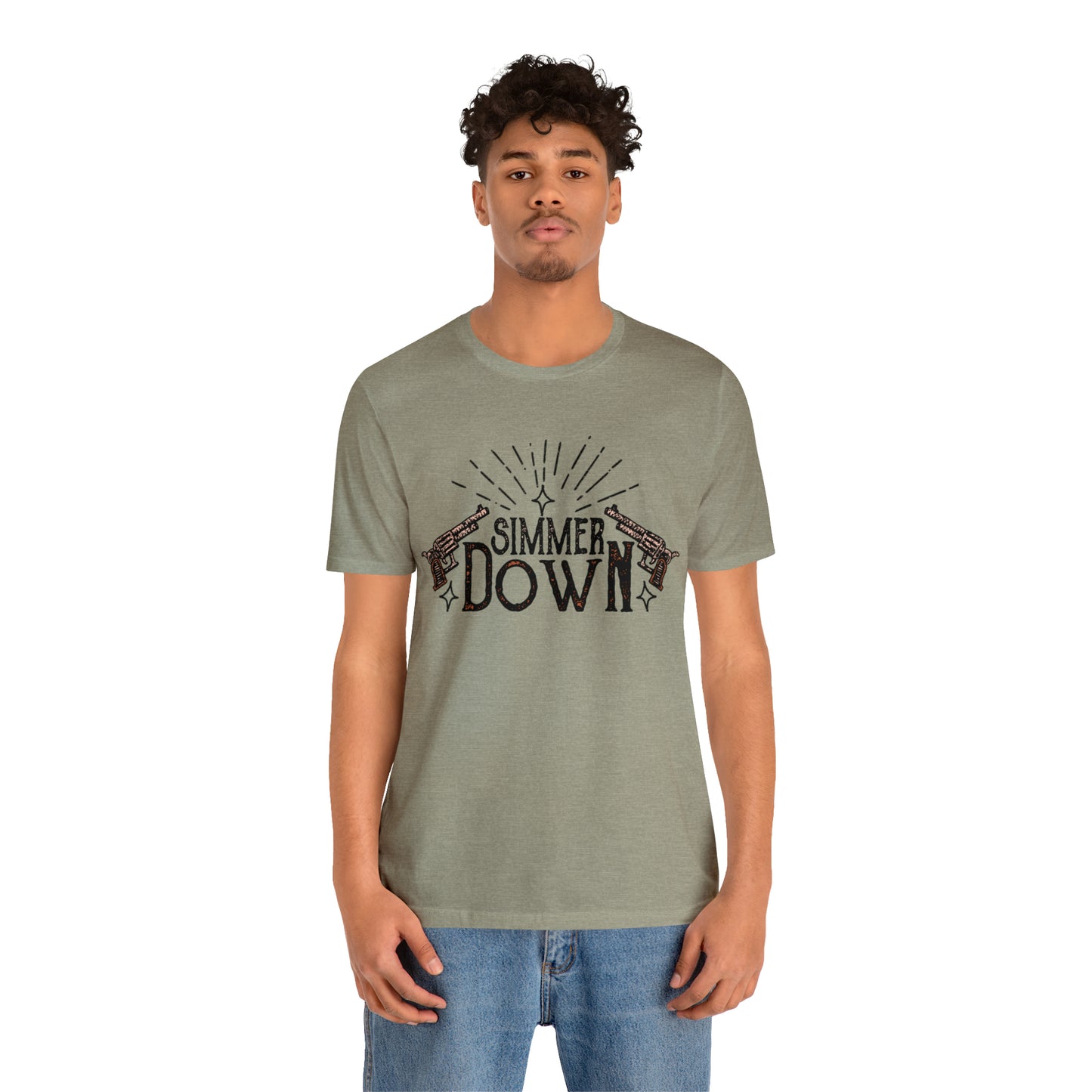 "Simmer Down" Bella CanvasUnisex Short Sleeve Tee