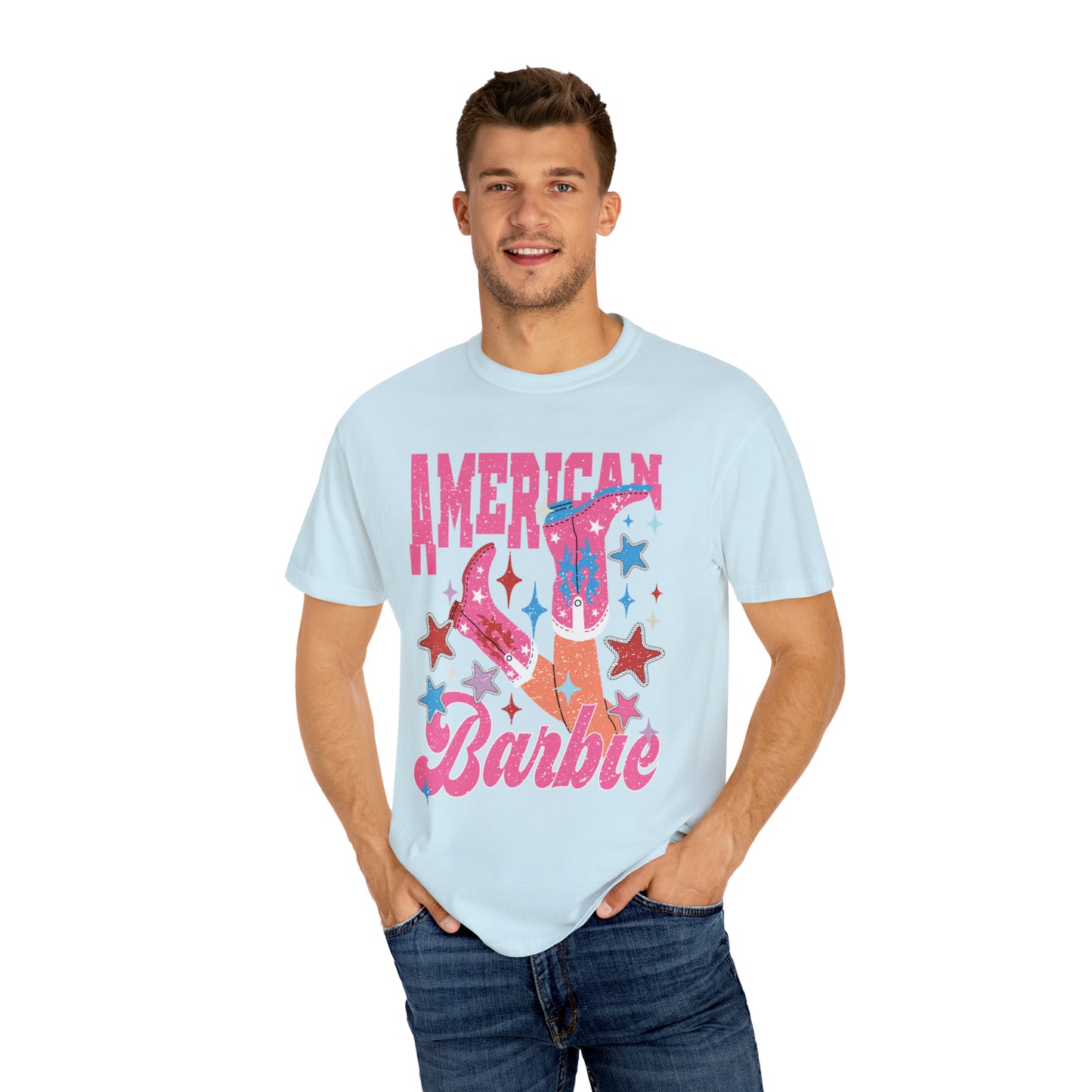 "American Barbie" Comfort Colors Oversized T-shirt
