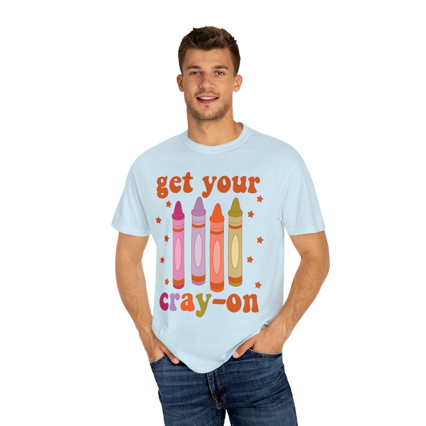 "Get Your Cray-On" Comfort Colors Oversized T-shirt