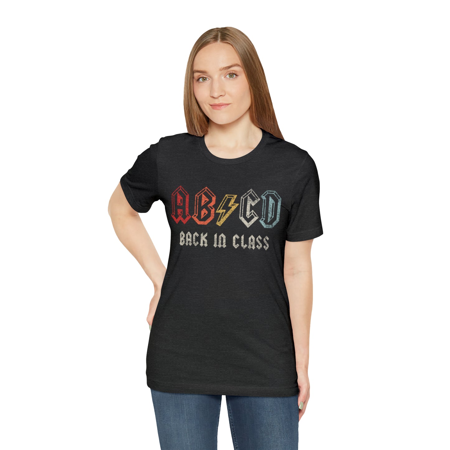 "ABCD Back in Class" Bella Canvas Unisex Short Sleeve Tee