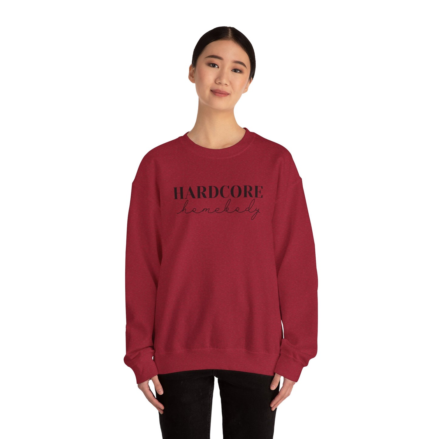"Hardcore Homebody" Unisex Heavy Blend™ Crewneck Sweatshirt