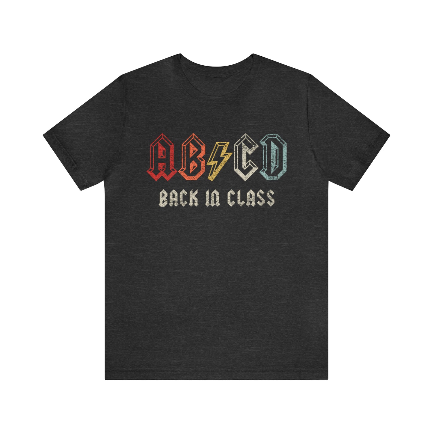 "ABCD Back in Class" Bella Canvas Unisex Short Sleeve Tee