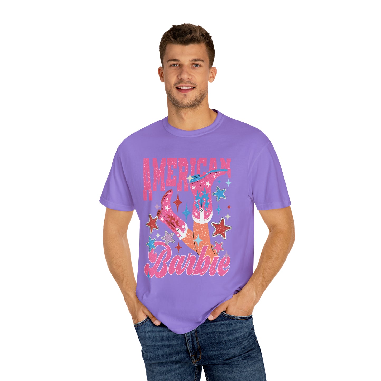"American Barbie" Comfort Colors Oversized T-shirt