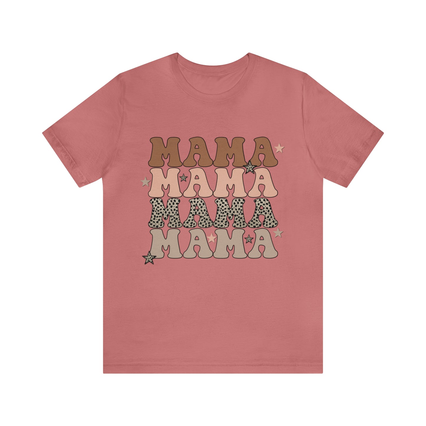 "MAMA" Bella Canvas Sleeve Tee