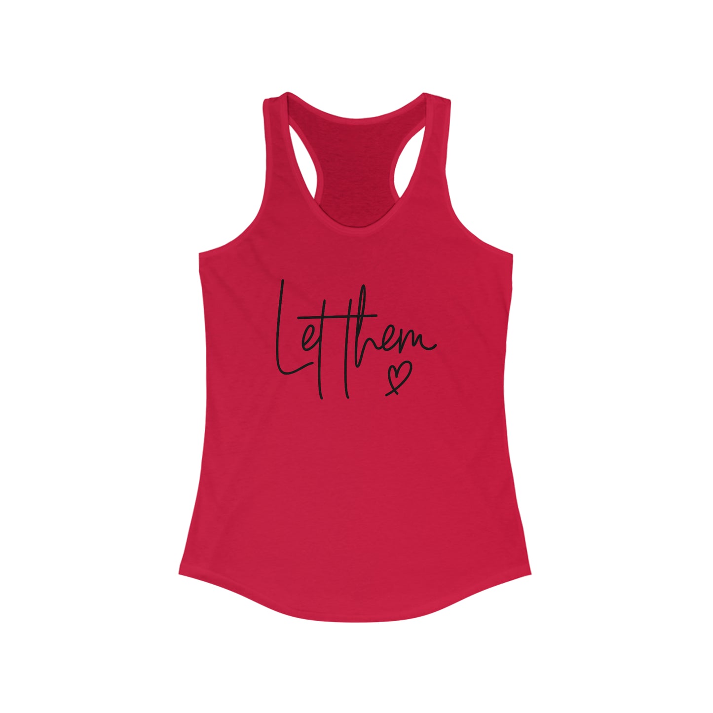 "Let Them" Women's Ideal Racerback Tank