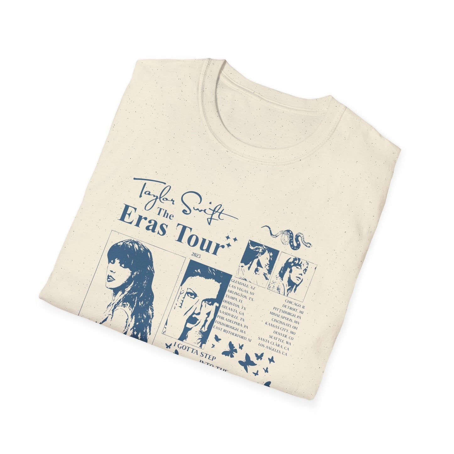 Taylor Swift Eras Tour Gildan Unisex Softstyle T-Shirt