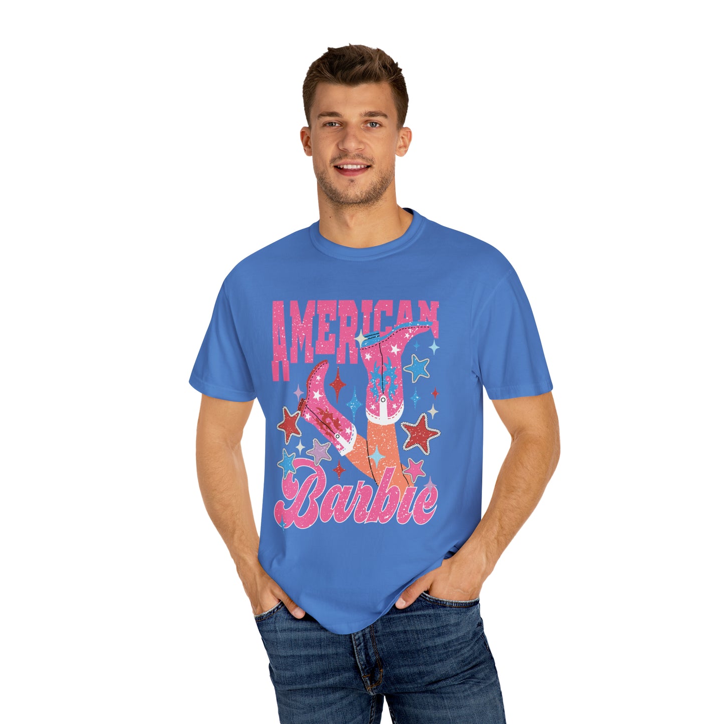 "American Barbie" Comfort Colors Oversized T-shirt