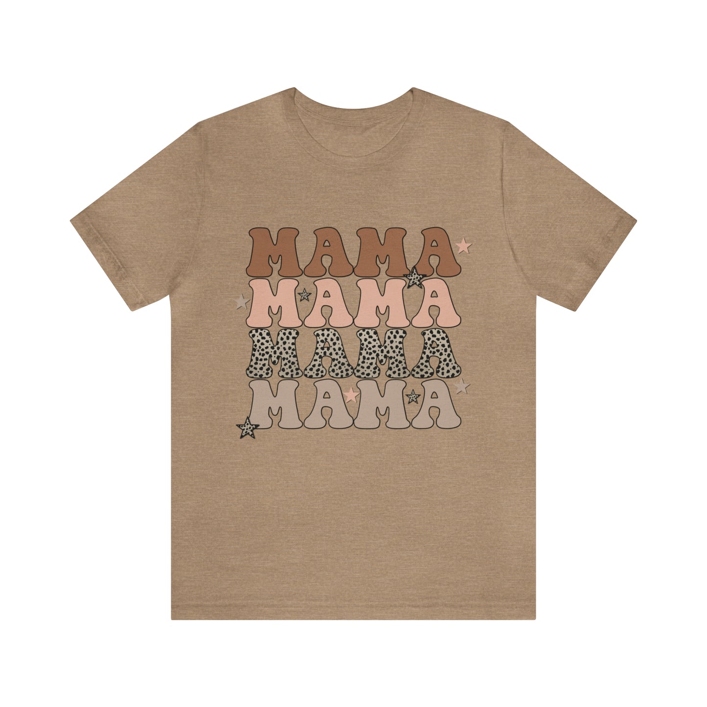 "MAMA" Bella Canvas Sleeve Tee