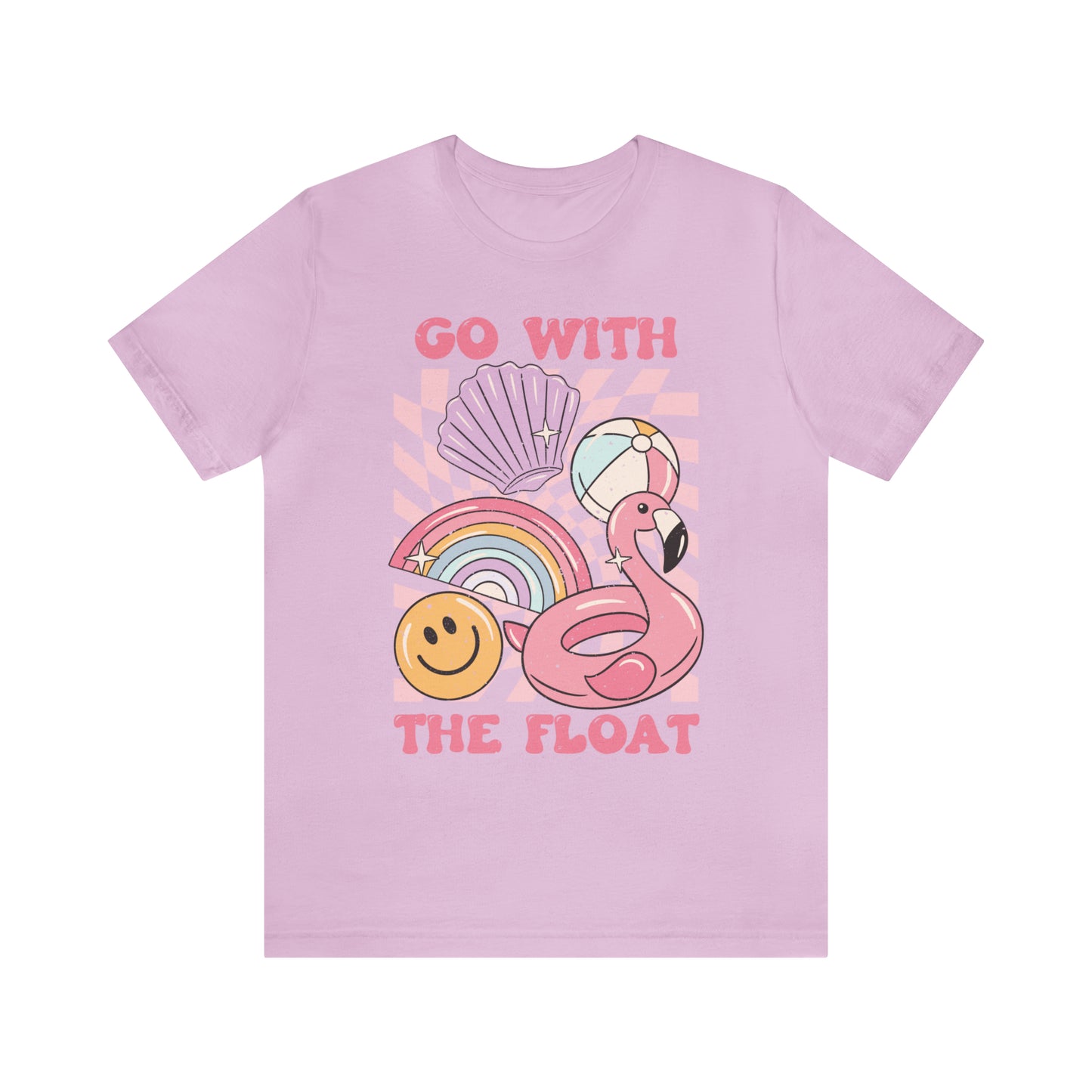 "Go With The Float" Unisex Short Sleeve Tee Bella Canvas
