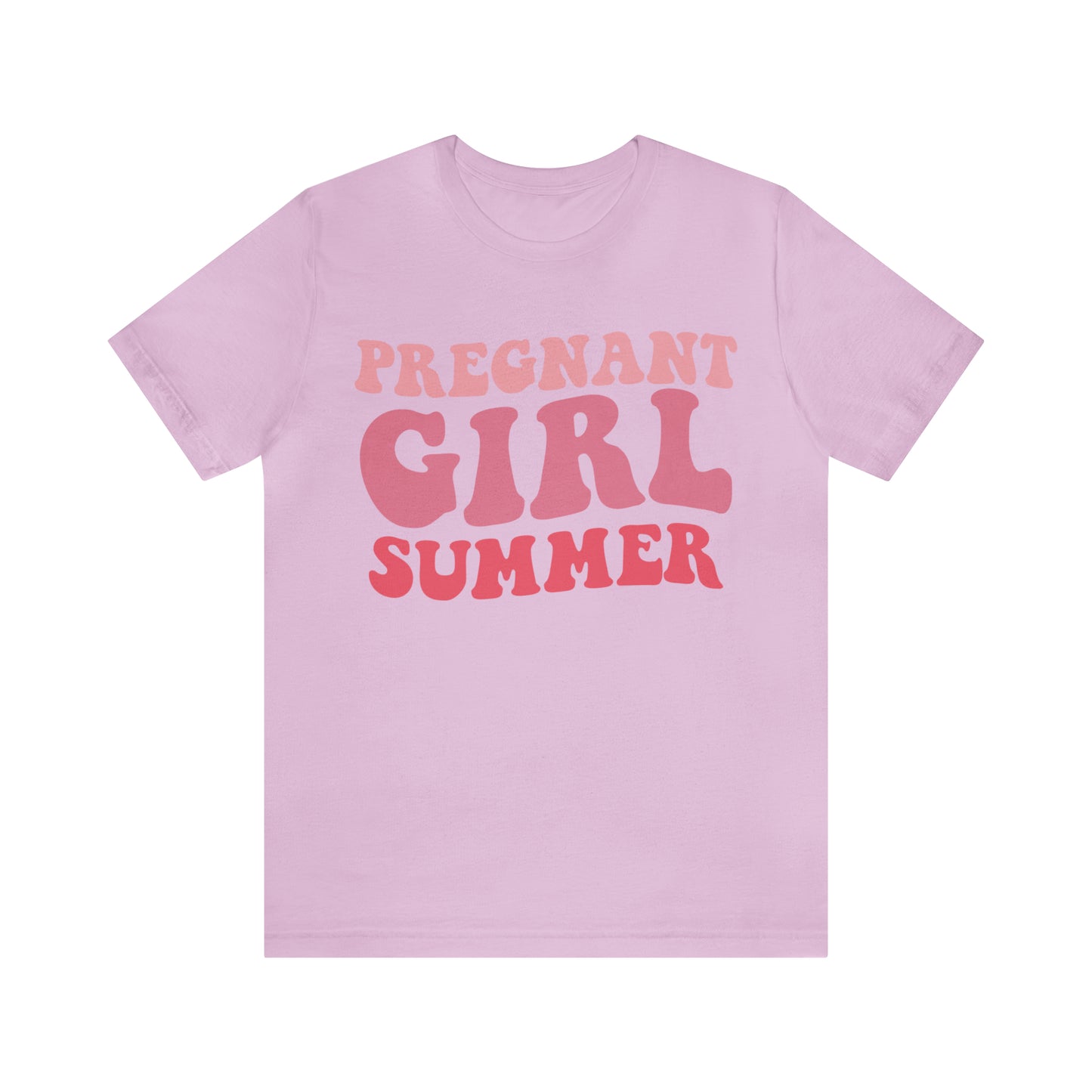 "Pregnant Girl Summer" Bella Canvas Short Sleeve Tee