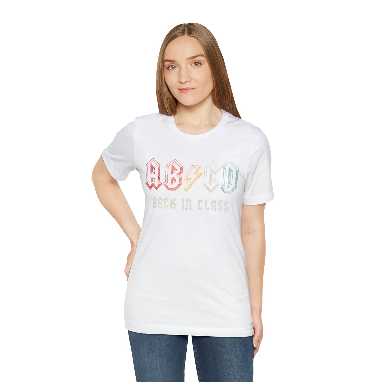 "ABCD Back in Class" Bella Canvas Unisex Short Sleeve Tee