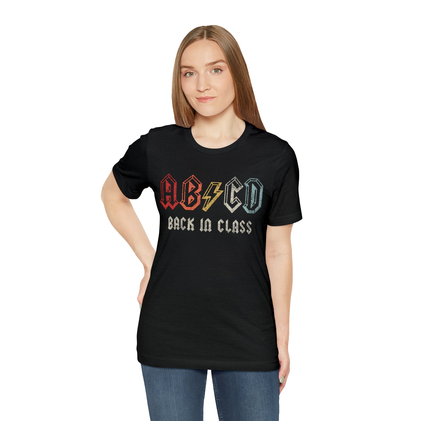 "ABCD Back in Class" Bella Canvas Unisex Short Sleeve Tee