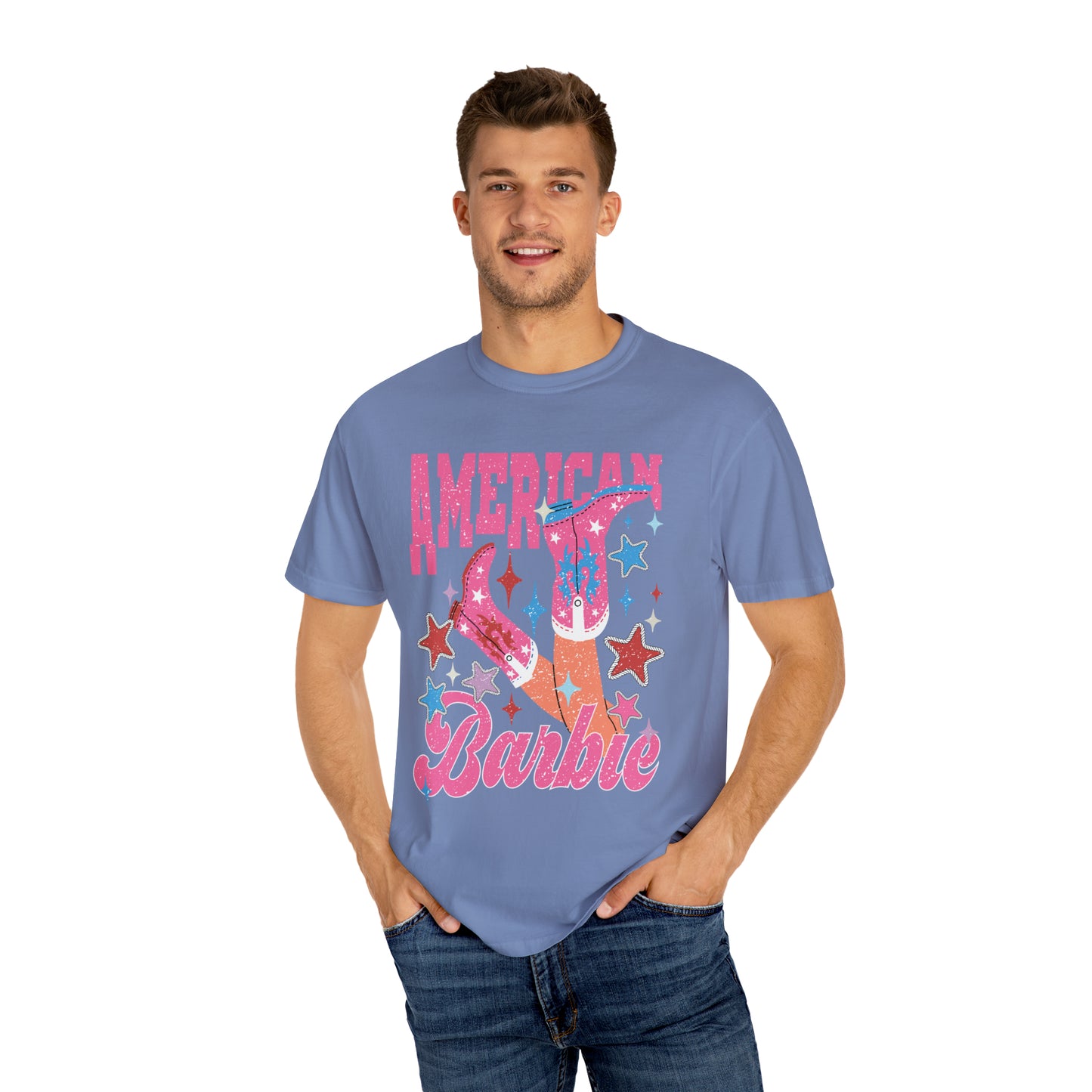 "American Barbie" Comfort Colors Oversized T-shirt