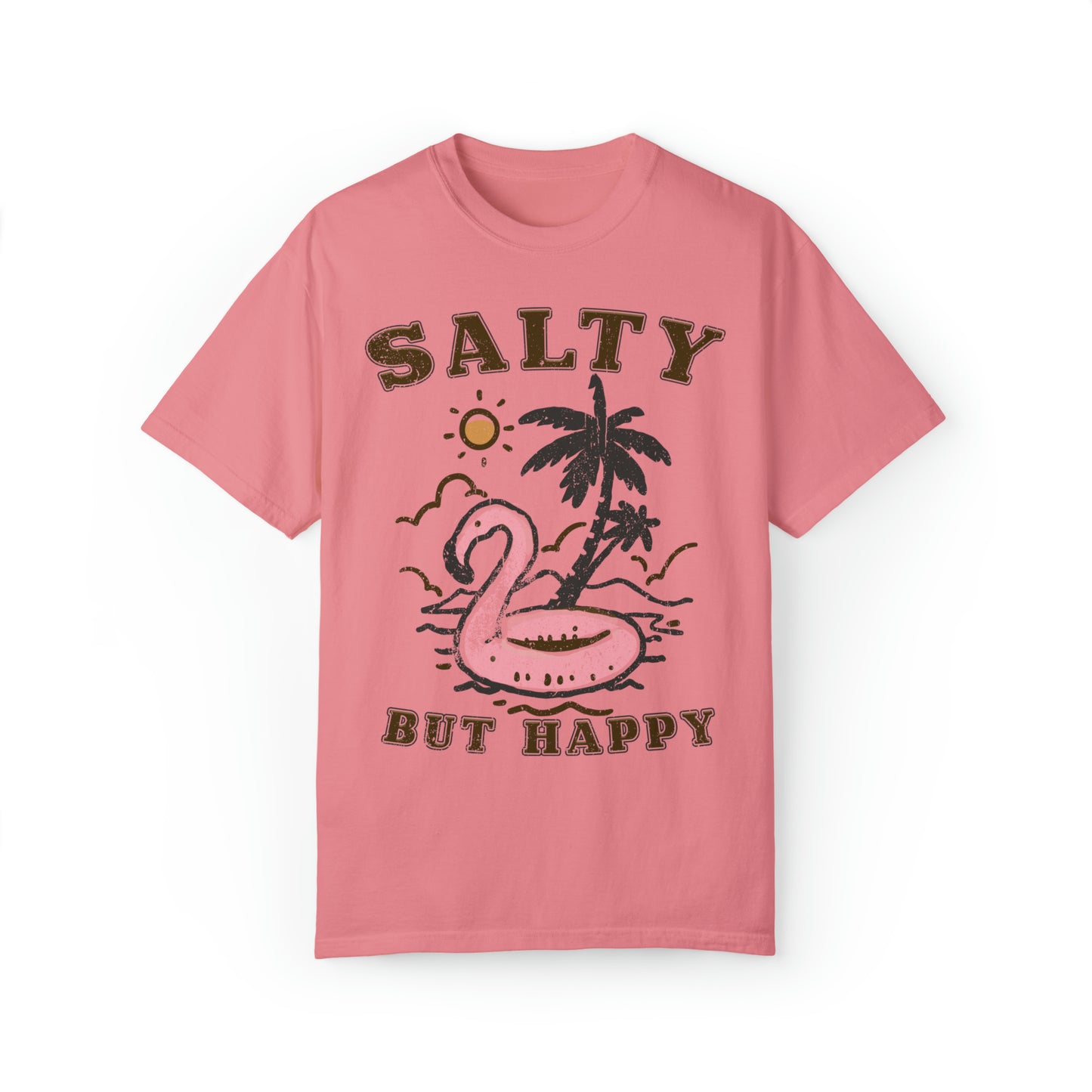 "Salty But Happy" Comfort Colors Oversized T-shirt