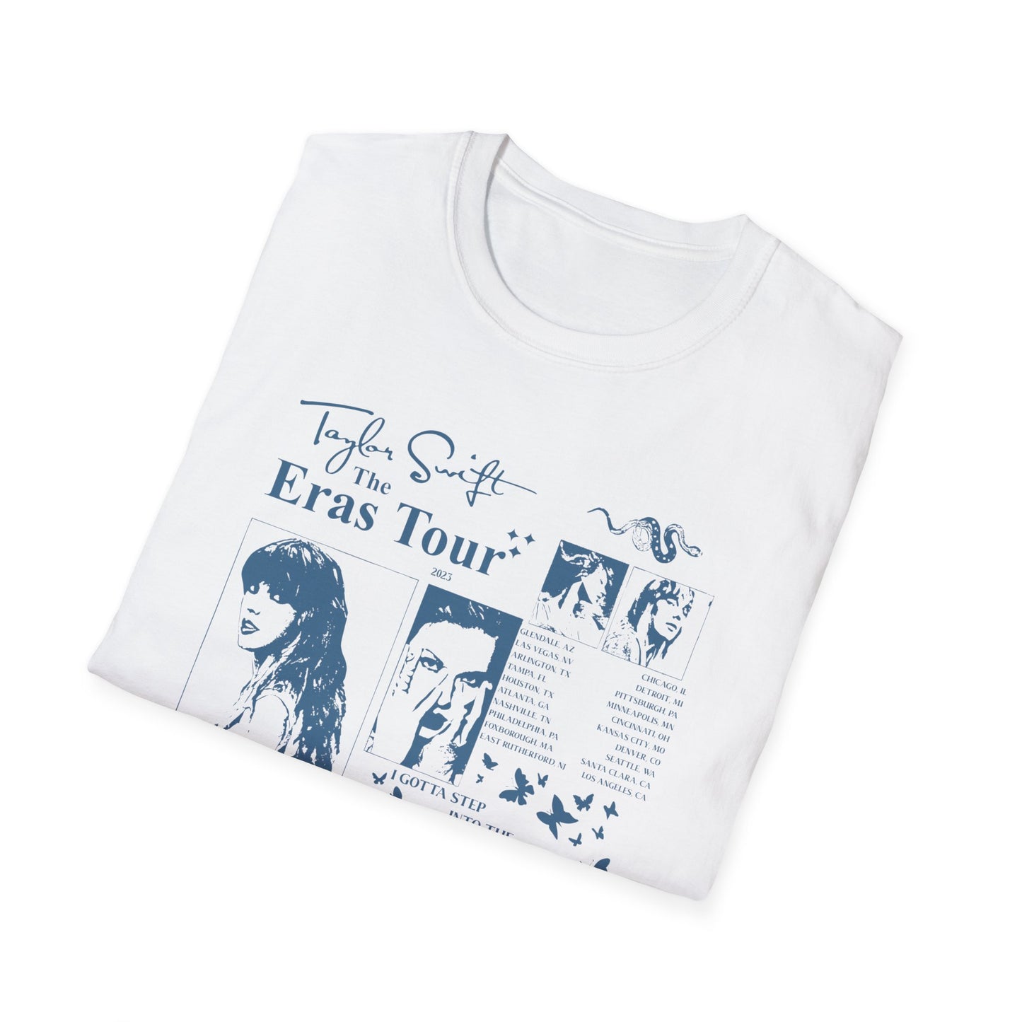 Taylor Swift Eras Tour Gildan Unisex Softstyle T-Shirt